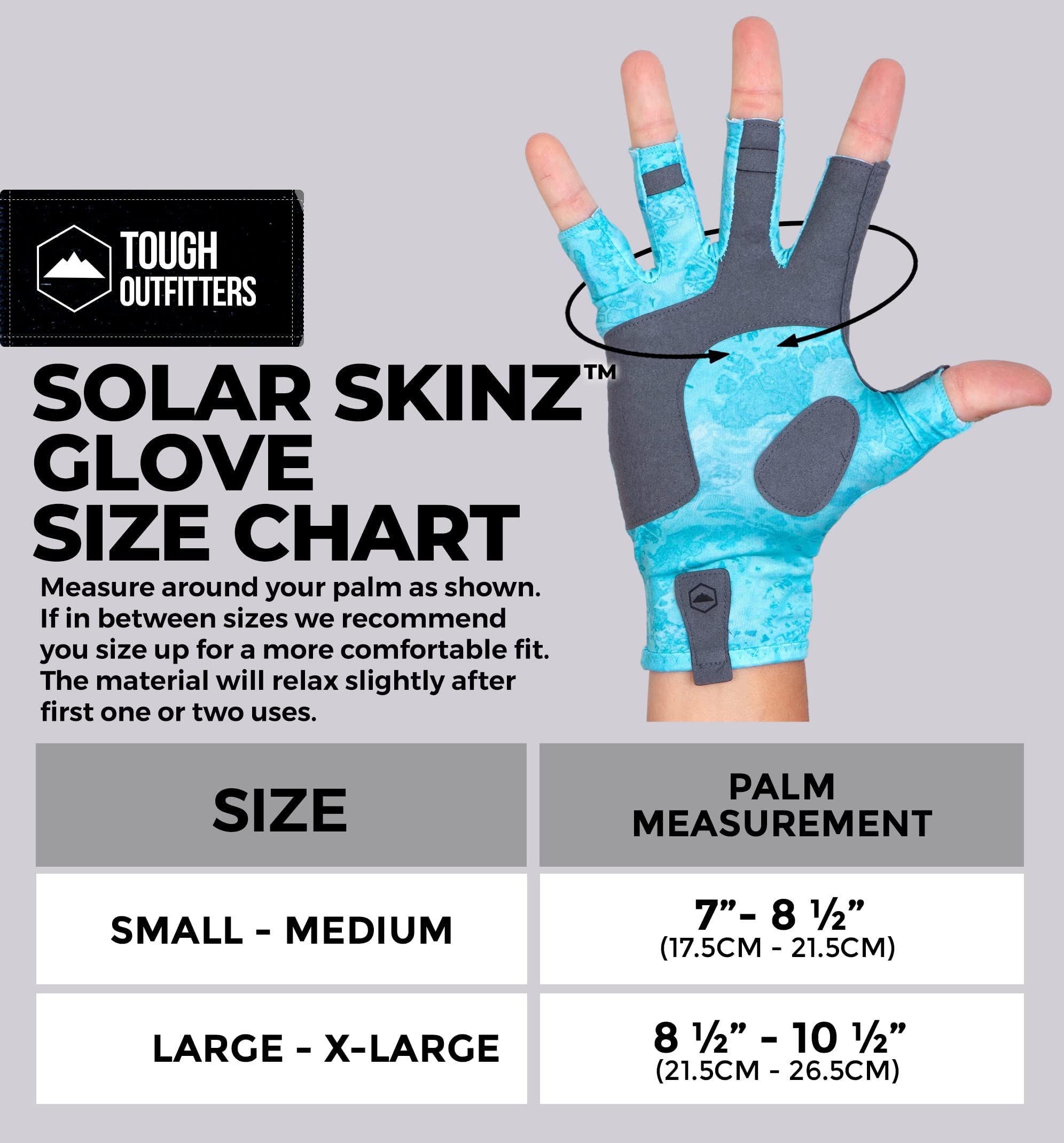 Breathable lightweight water gloves in action