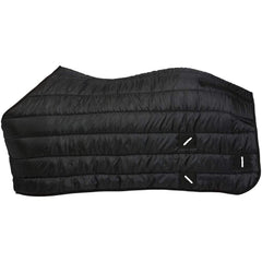 Tough1 Blanket Liner with closed front provides secure warmth under a turnout blanket.