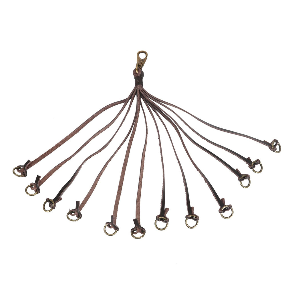 TOURBON leather game carrier showing 12 loops for multiple birds.