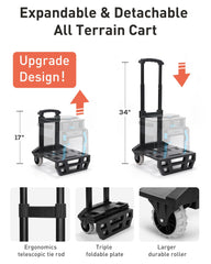 TOURIT 3-section retractable handle ensures comfortable steering