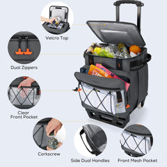 TOURIT collapsible cooler folds for compact storage and flexible daily use.