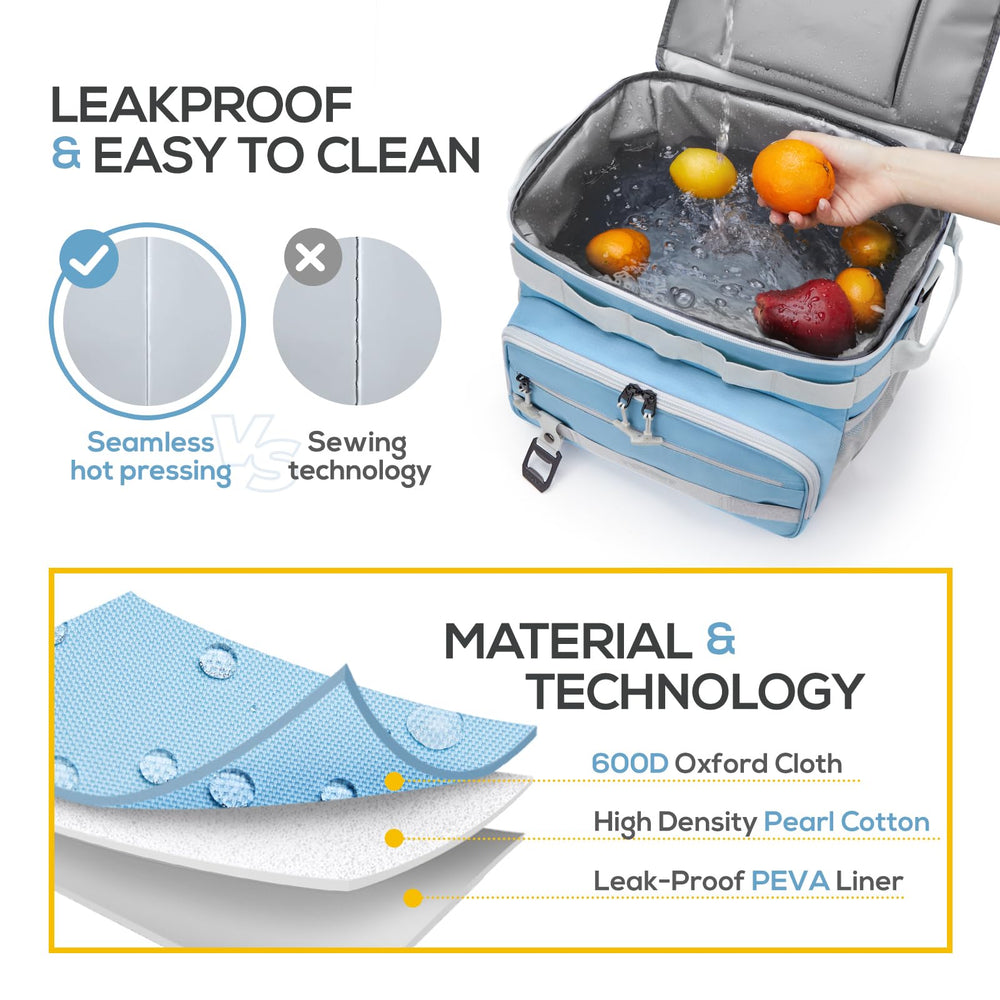 TOURIT Collapsible Extended Telescopic Handle provides comfortable pulling height.