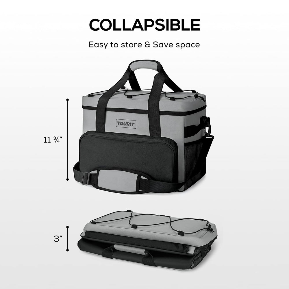 TOURIT cooler bag front pocket stores small essentials for quick access