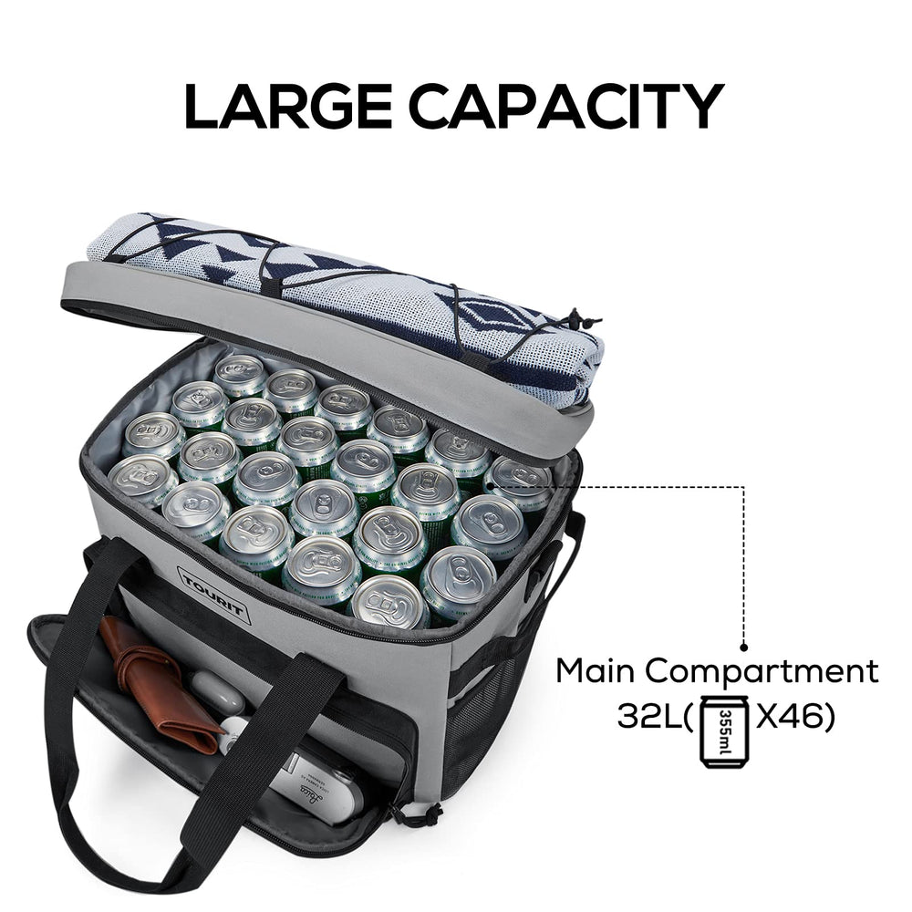 TOURIT cooler bag leakproof PEVA liner prevents spills during transport