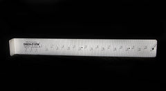Anodized aluminum 25-Inch Check-it Stik measuring board