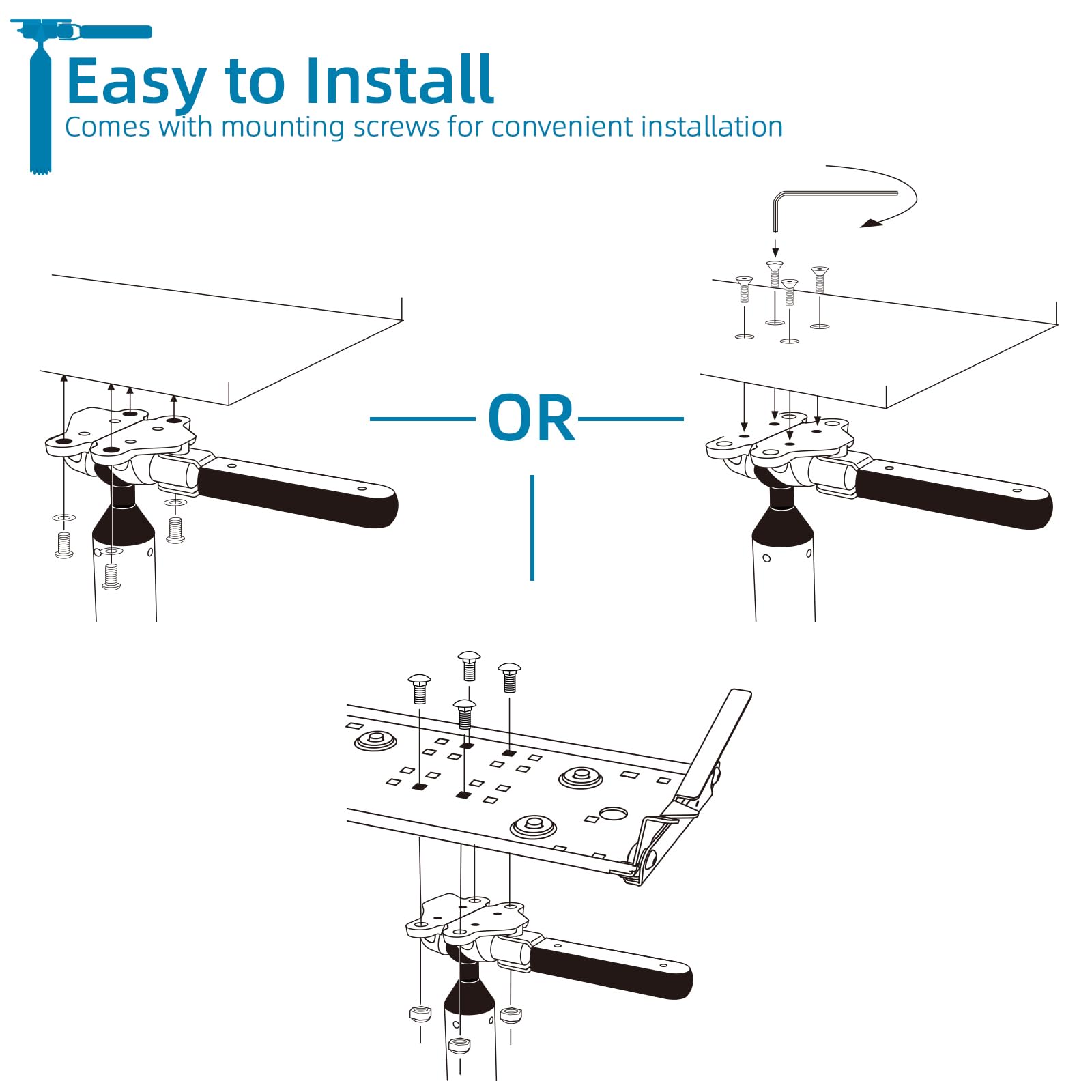 Tournament series fish cleaning station compatible rod holder mount