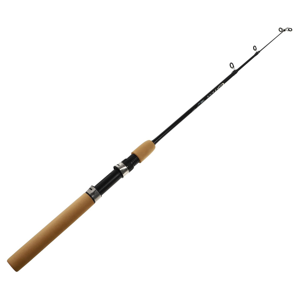 Toyvian carbon fishing rod with adjustable length for shrimp and lure fishing versatility.