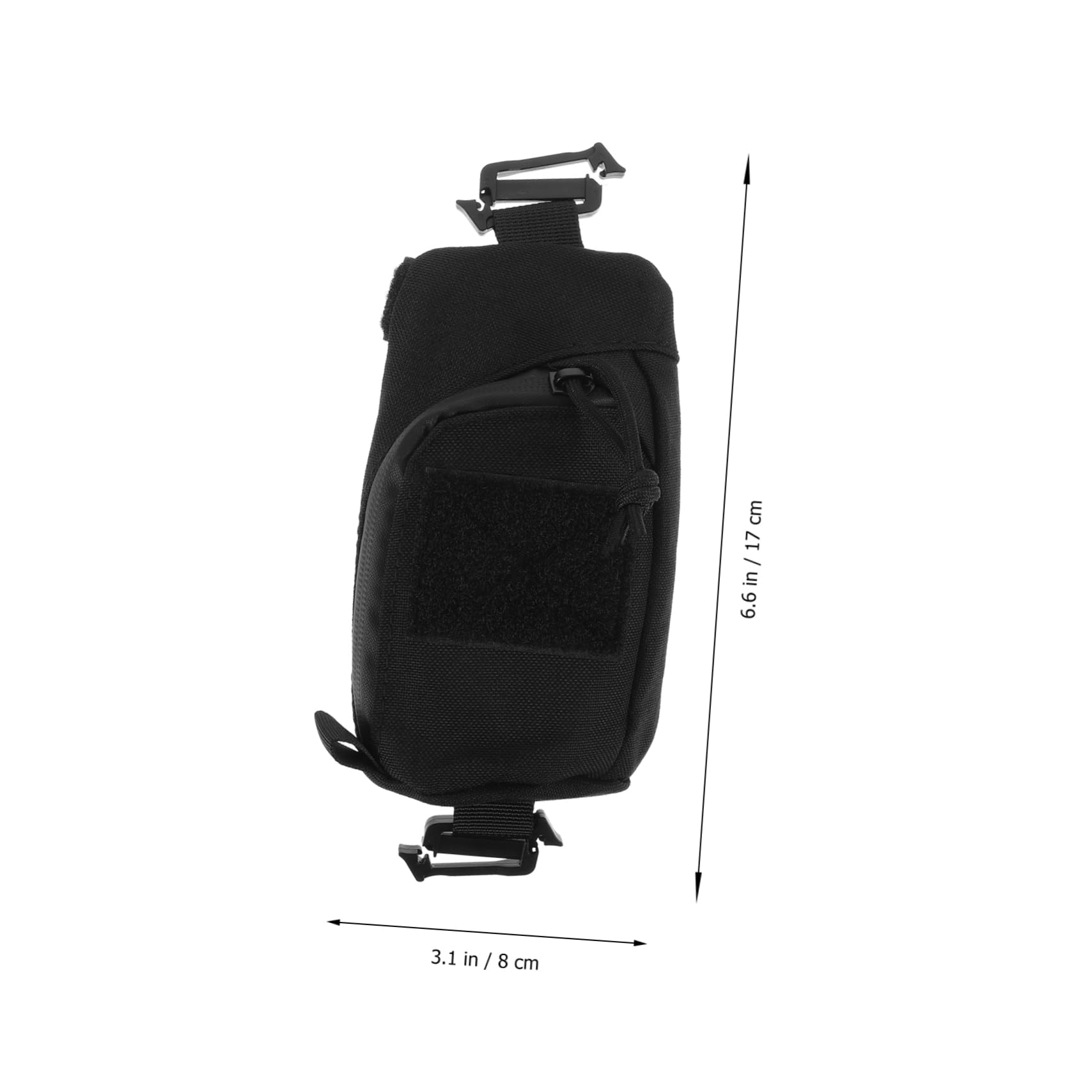Toyvian coin purse attaches to a strap for compact, secure storage.
