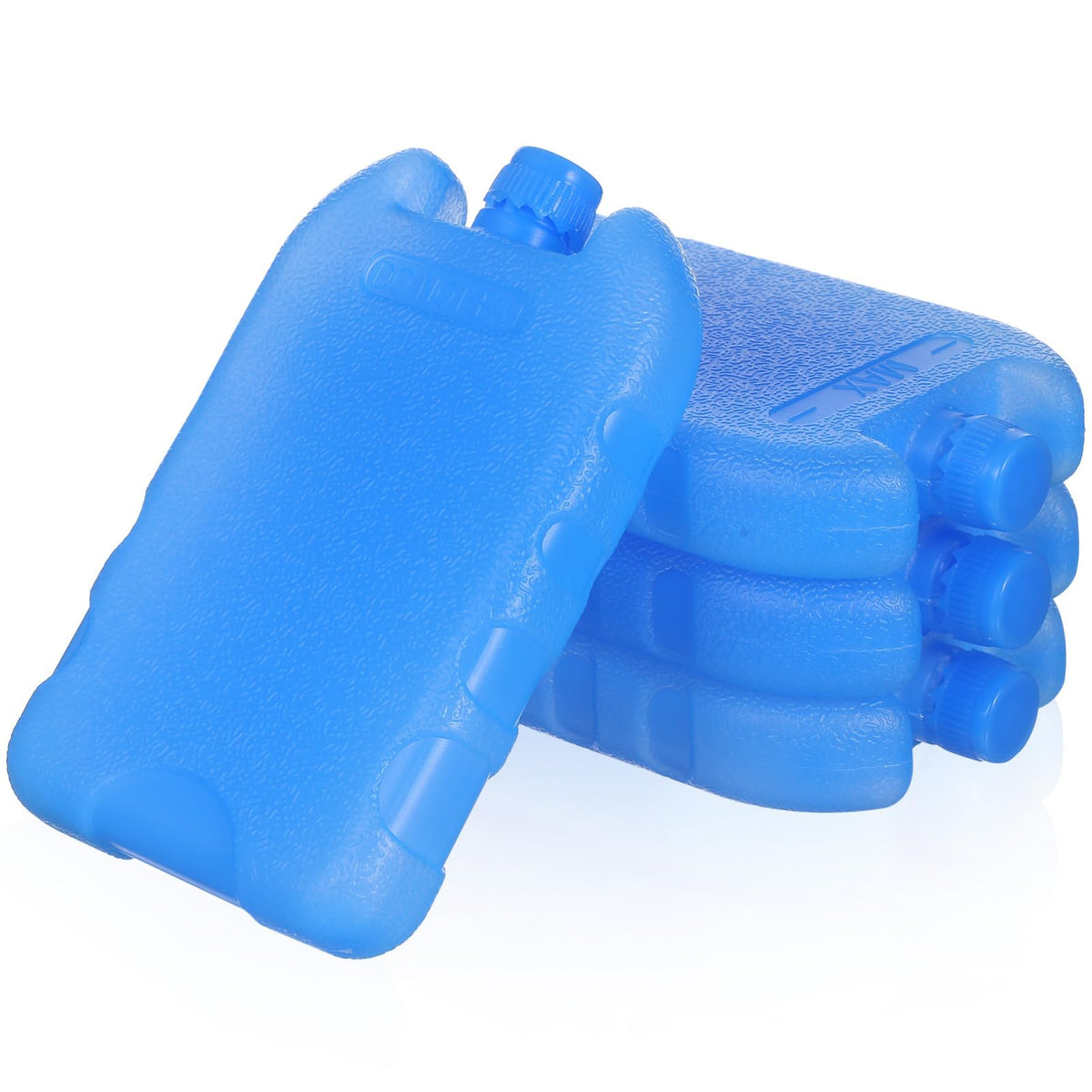 Toyvian four-pack blue ice packs for lunch boxes keep foods cold.