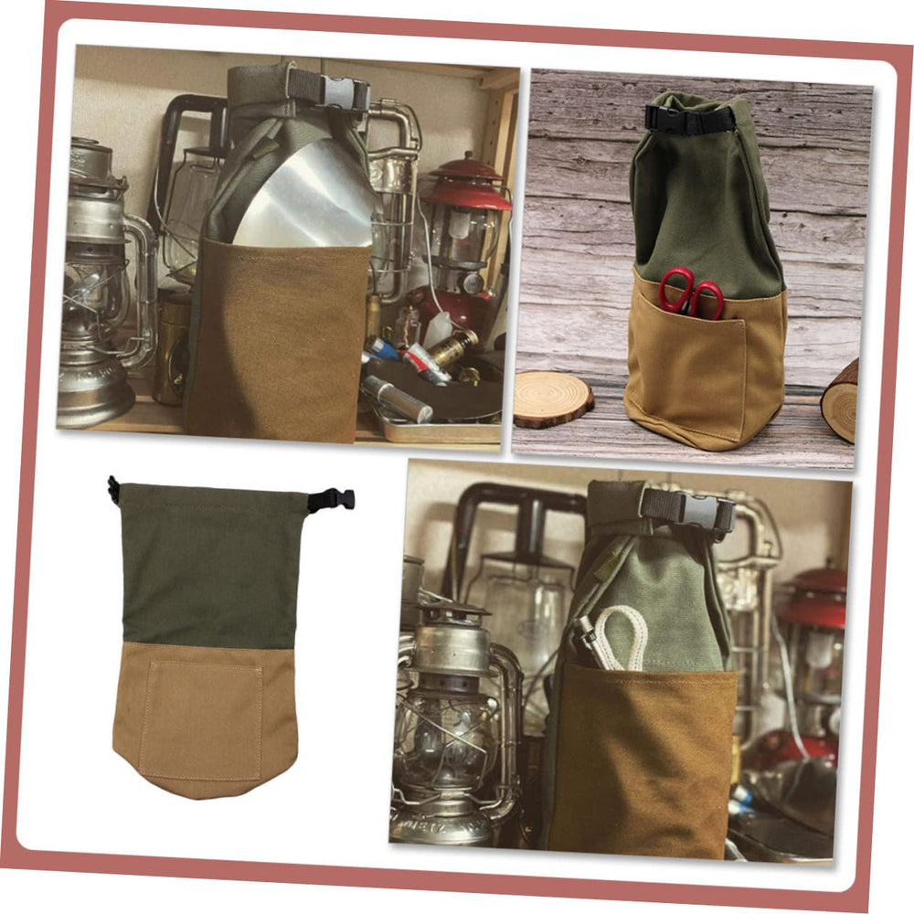 Toyvian outdoor usage lantern bag protects equipment on trails