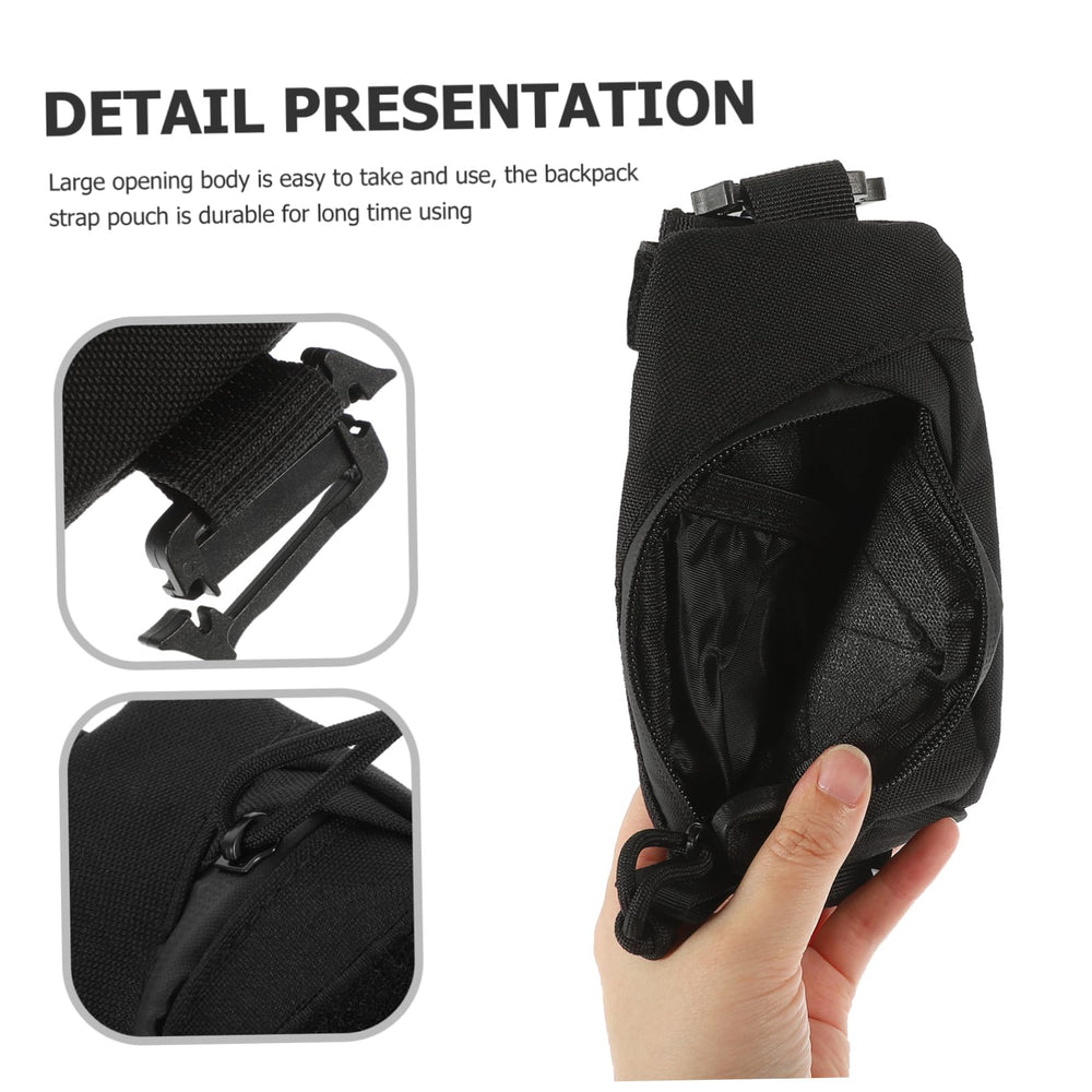 Toyvian phone holder pocket kept within reach during outdoor activity.
