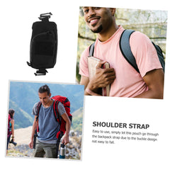 Toyvian strap pouch made of durable nylon and ABS for rugged outdoor use.