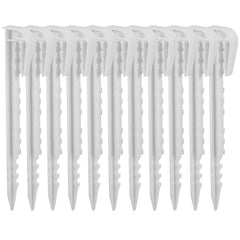 Toyvian tent stake with top hook design secures lines for stable tarps