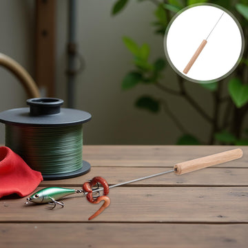 Toyvian unique stringing technology reduces bait contact during threading