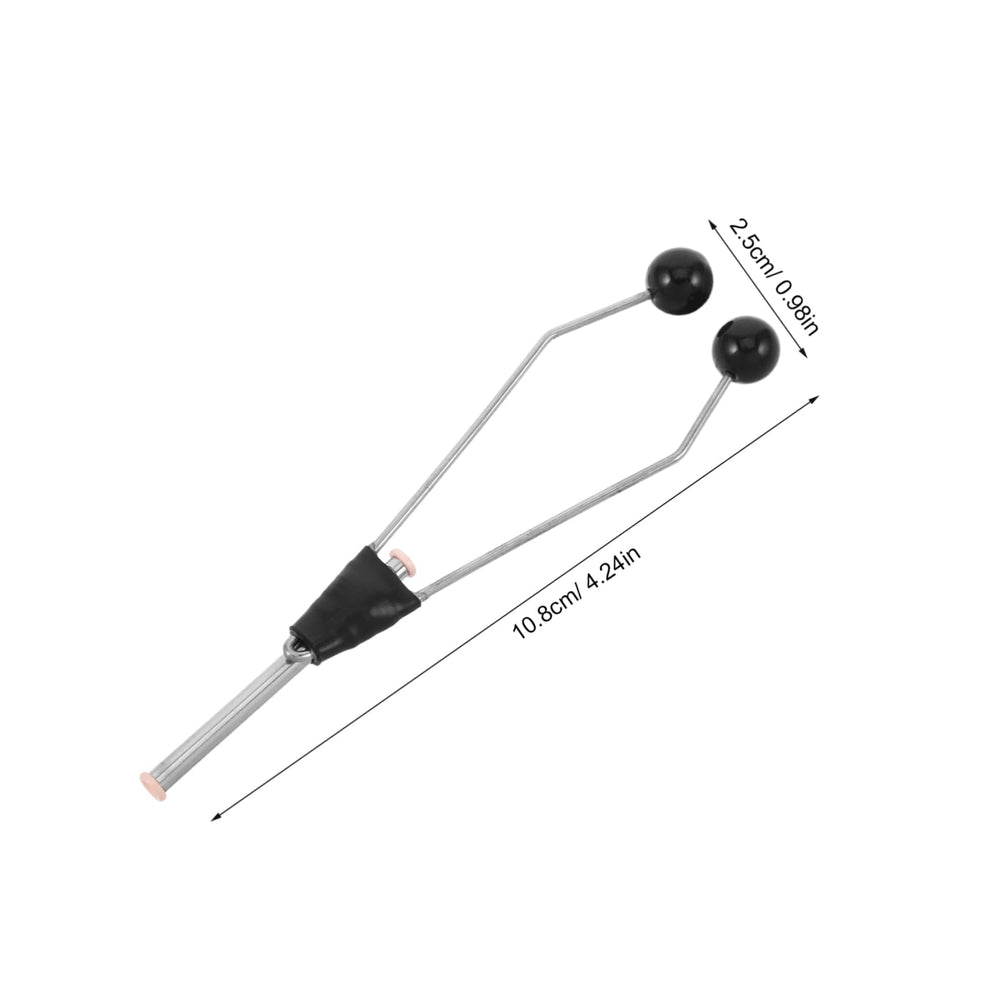 Toyvian wire spool holder keeps threads neat during outdoor tying sessions.