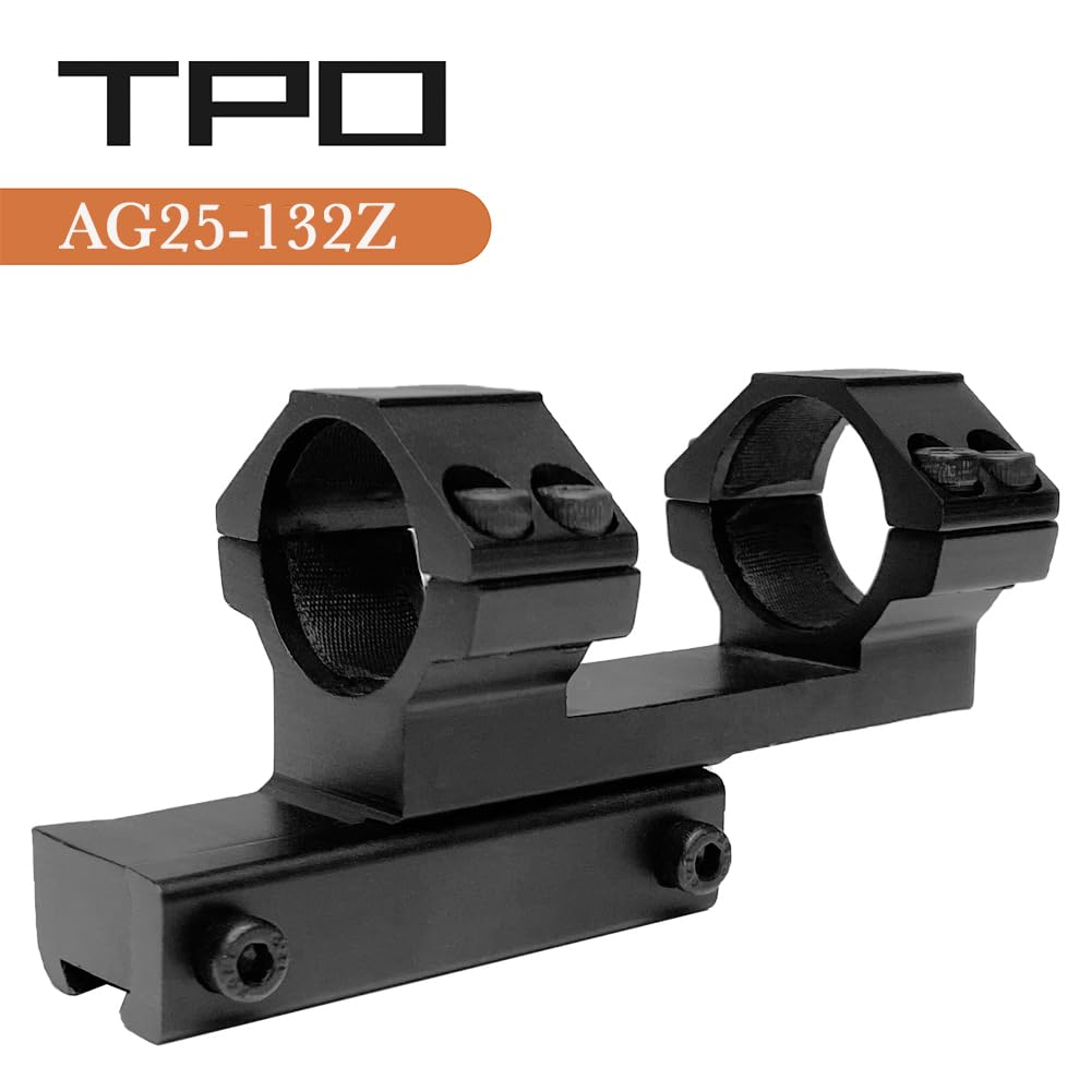 TPO 132Z 1in scope mount provides high-profile offset for clear sightlines.