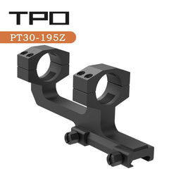 TPO mount side view showing 1.95in height for optics alignment.