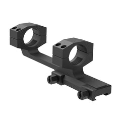TPO 30mm Picatinny mount, top view, robust high-profile design for solid alignment.