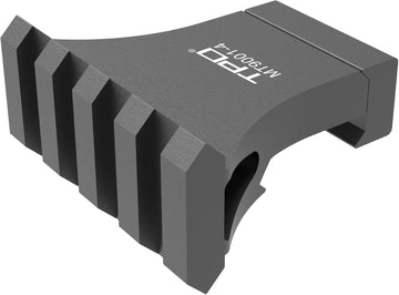 TPO 90-degree offset rail mount 4-slot enables versatile accessory placement.