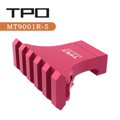 TPO offset mount on a Picatinny rail enables quick access to lights.