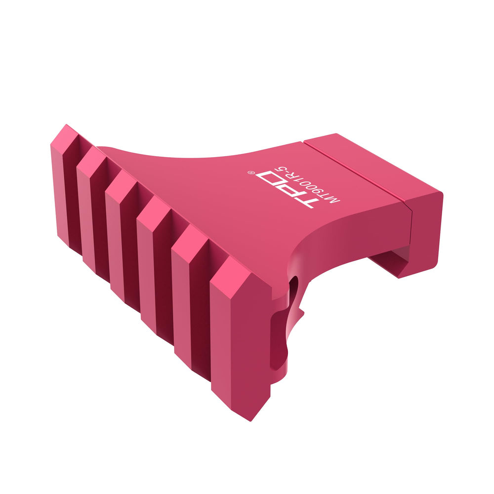 TPO 90-degree offset rail mount shown unobtrusively for fast accessory access.