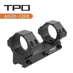 TPO AG30-120Z built-in tape cushions the scope to prevent slippage.