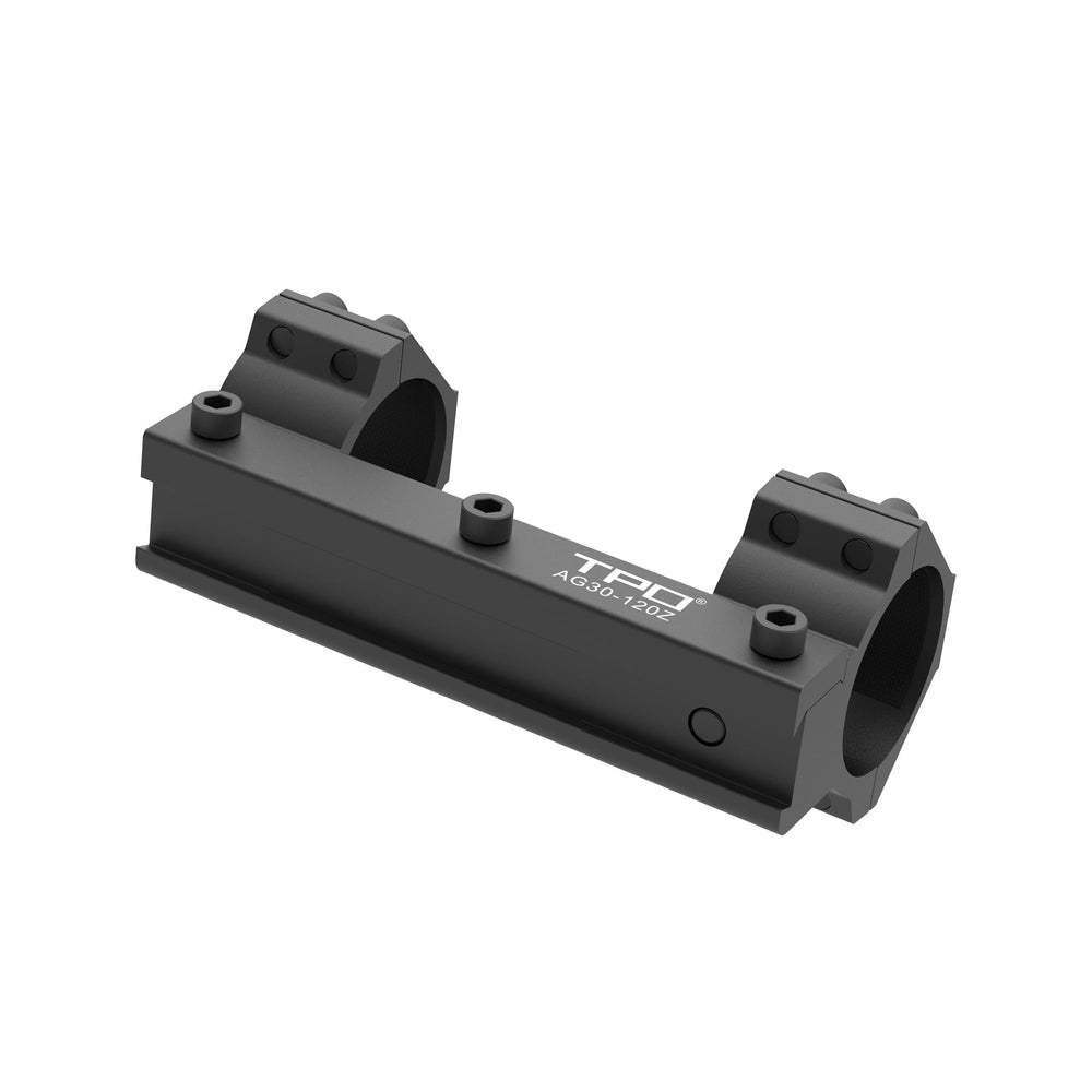 TPO AG30-120Z matte black anodized finish resists wear.