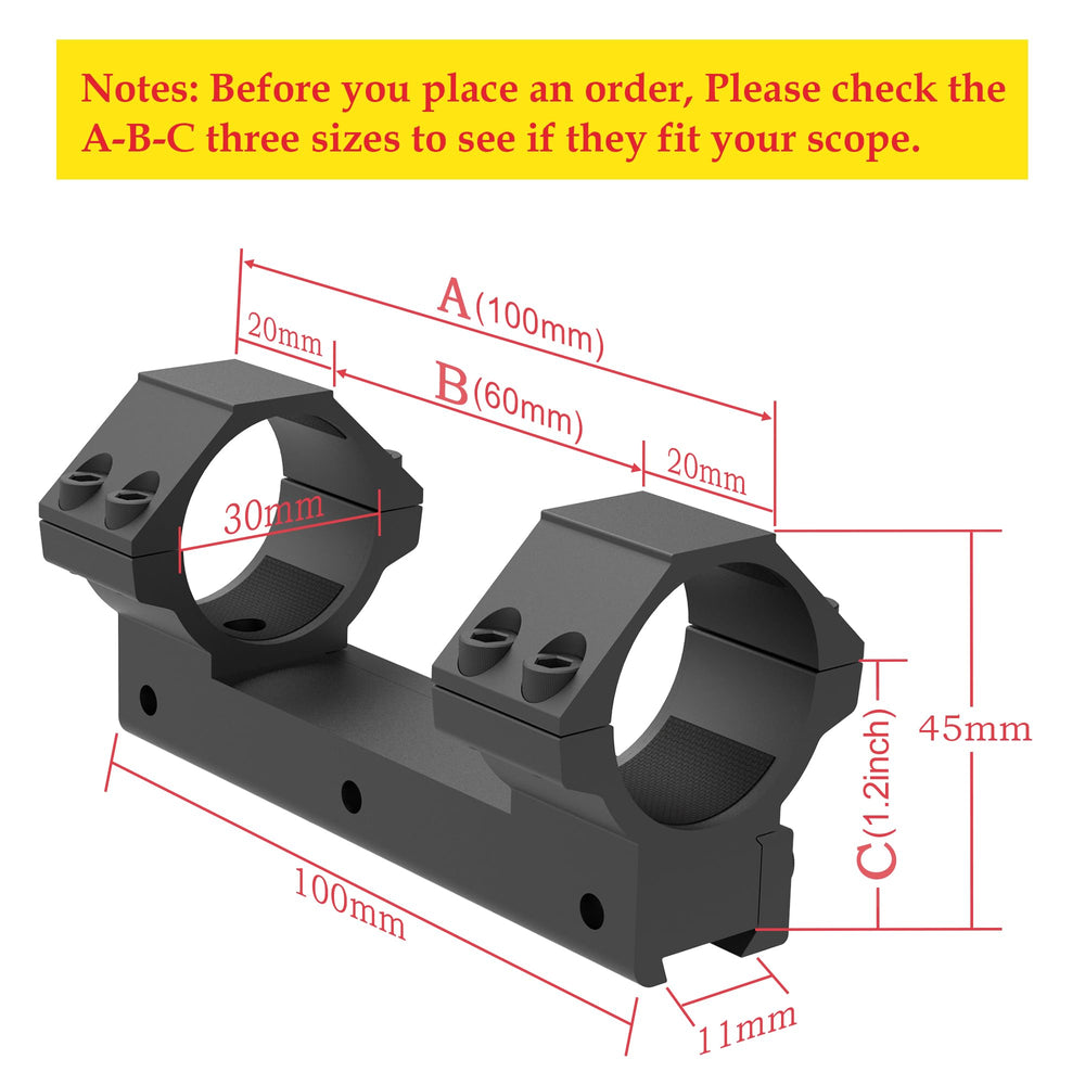 TPO AG30-120Z mounted on airsoft rifle demonstrates secure zero.