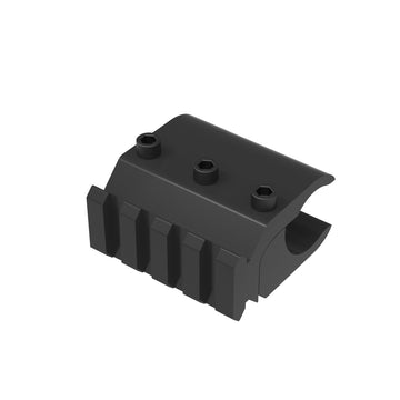 TPO 5-slot barrel mount with screws and wrench included for easy installation.