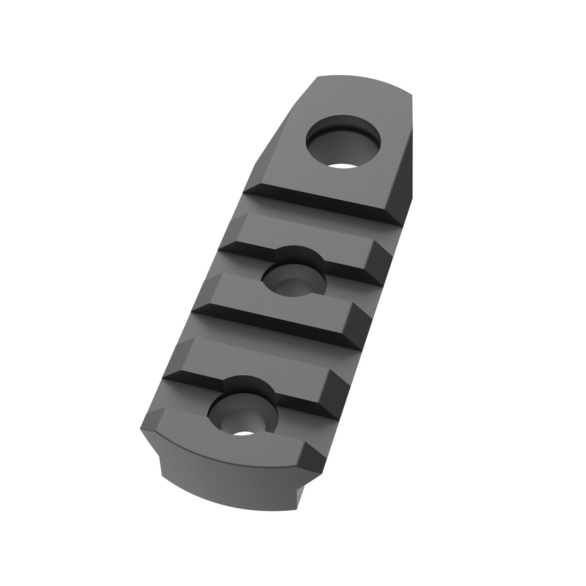 TPO black hard coat anodized finish resists wear.