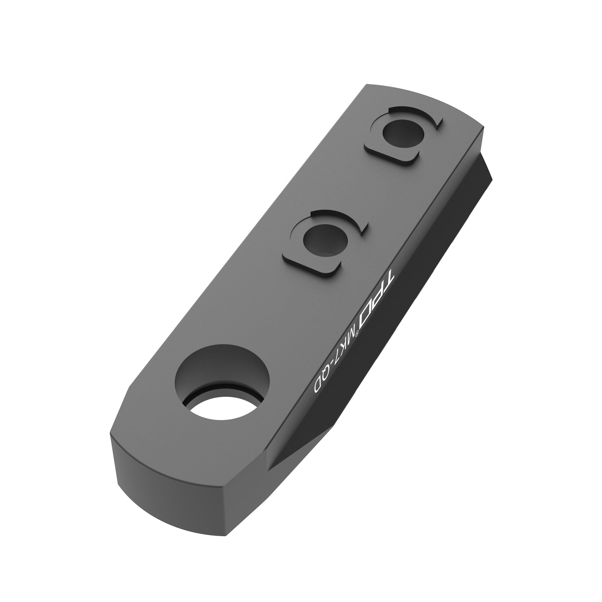 TPO black matte hard coat anodized finish resists wear.