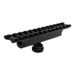 TPO carry handle on a 20mm Picatinny rail with secure 12-slot compatibility for quick aiming.