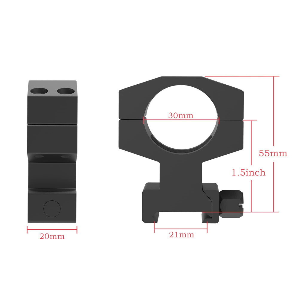 TPO GIII 30mm scope mount interior cushion detail prevents slip