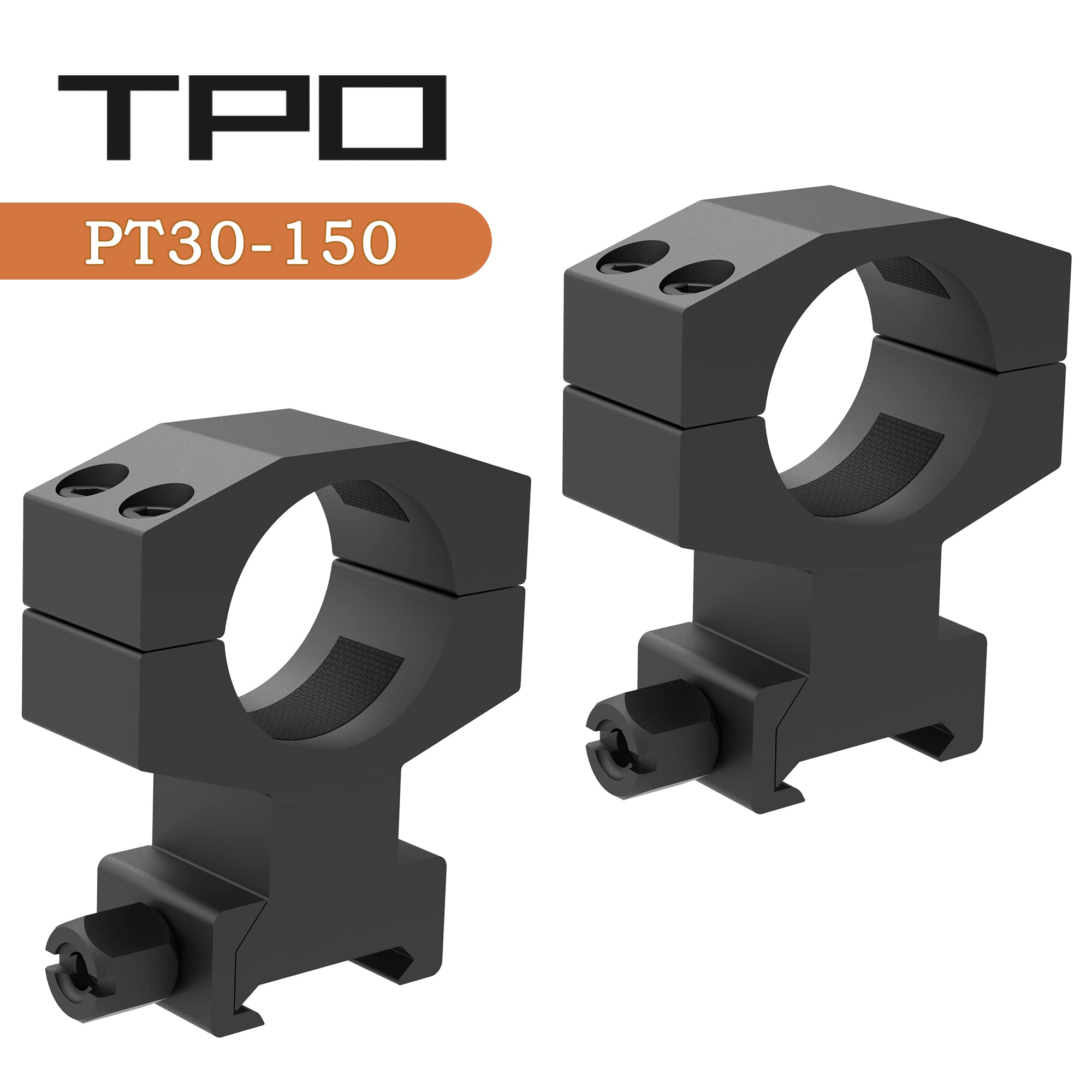 TPO GIII 30mm scope mount top view highlighting alignment and height