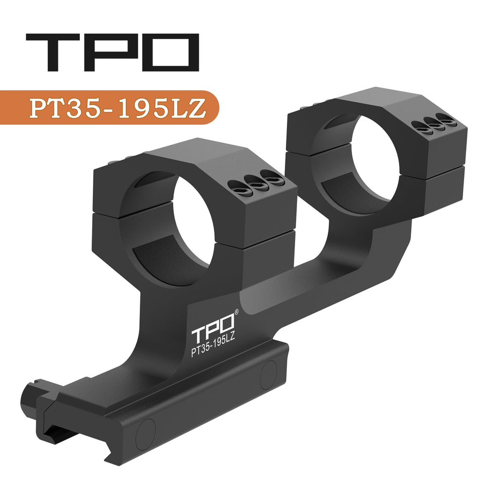 TPO GIII extended cantilever design improves eye relief and scope positioning.