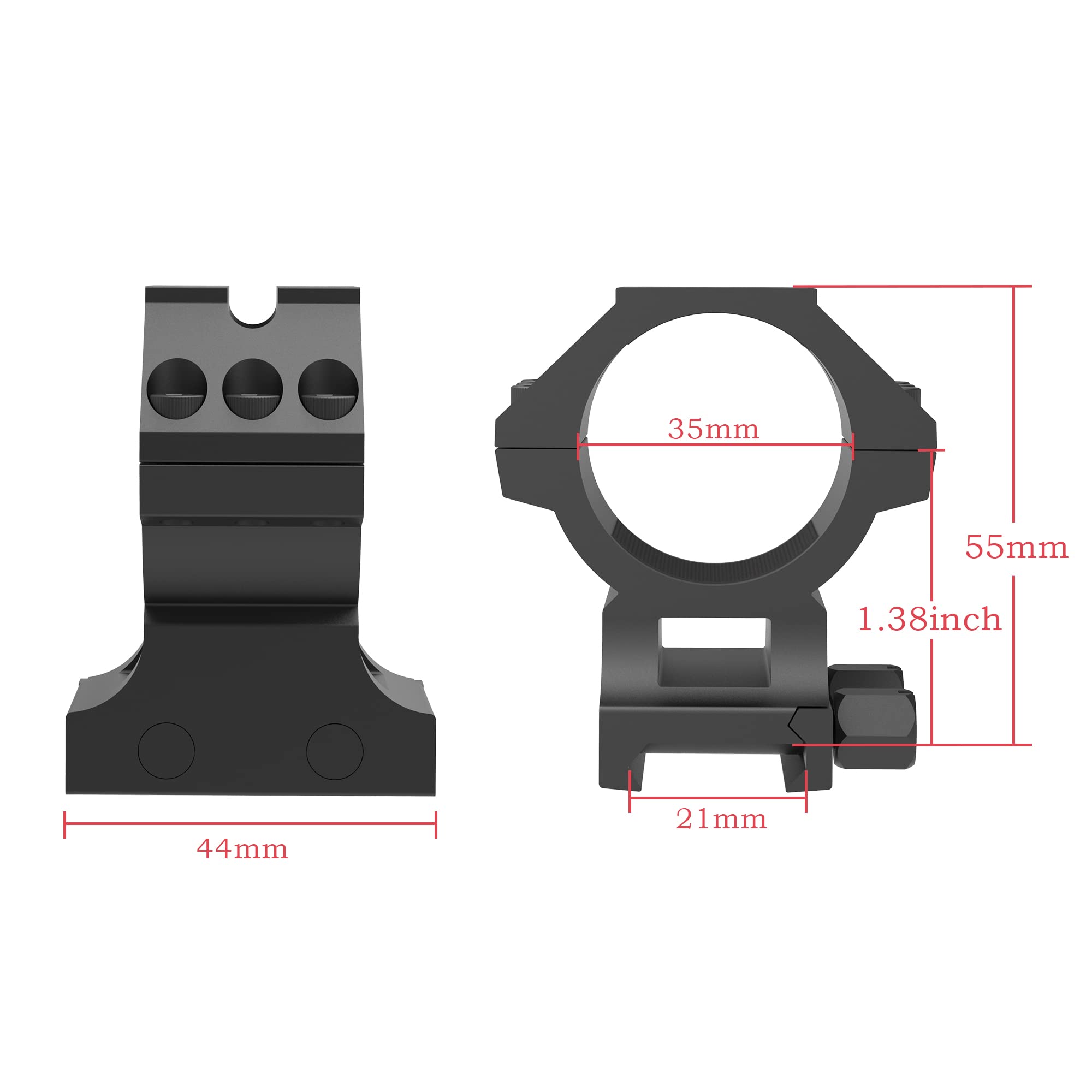 TPO GIII internal tape cushions and prevents scope slip during recoil.