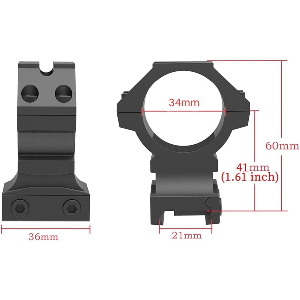 TPO GIII rings include cushioned tape to prevent slippage of the scope.