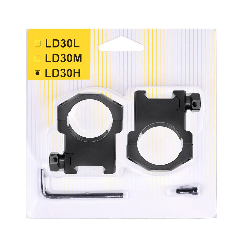TPO LD30H Picatinny rail mount enables quick, secure installation.