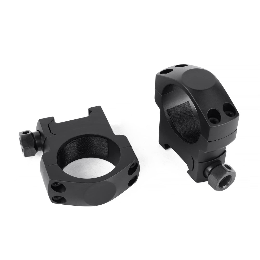TPO LD30M built-in tape cushions prevent scope slippage during rugged use