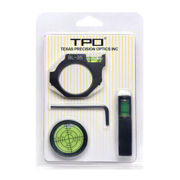 TPO long-range setup aid helps consistent aiming in variable conditions.