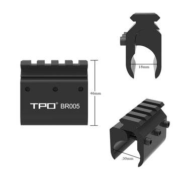 TPO anodized aluminum finish highlights rugged construction for field use.