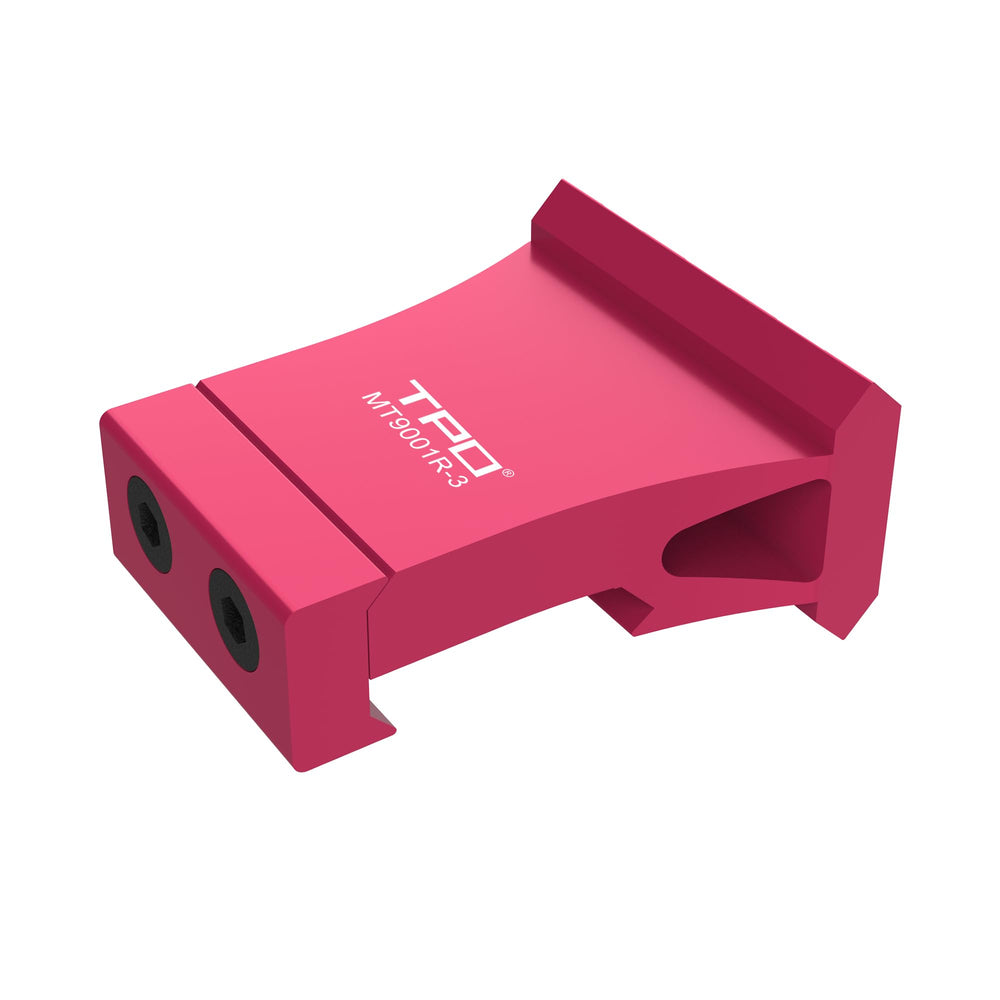 Low-profile offset mount offers compact setup for hunting configurations.