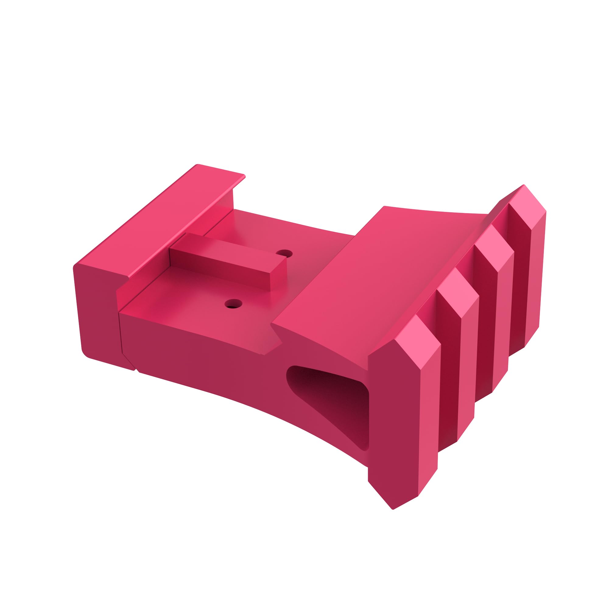 TPO offset mount ready for lights or lasers without obstructing the main optic.