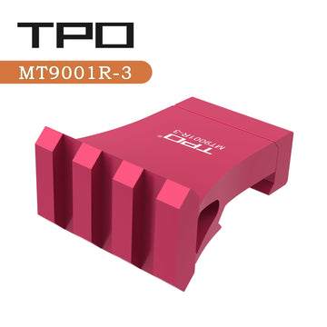 TPO offset rail mount on Picatinny rail for rapid accessory deployment.