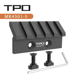 TPO offset mount side view showing robust 6061 aluminum construction