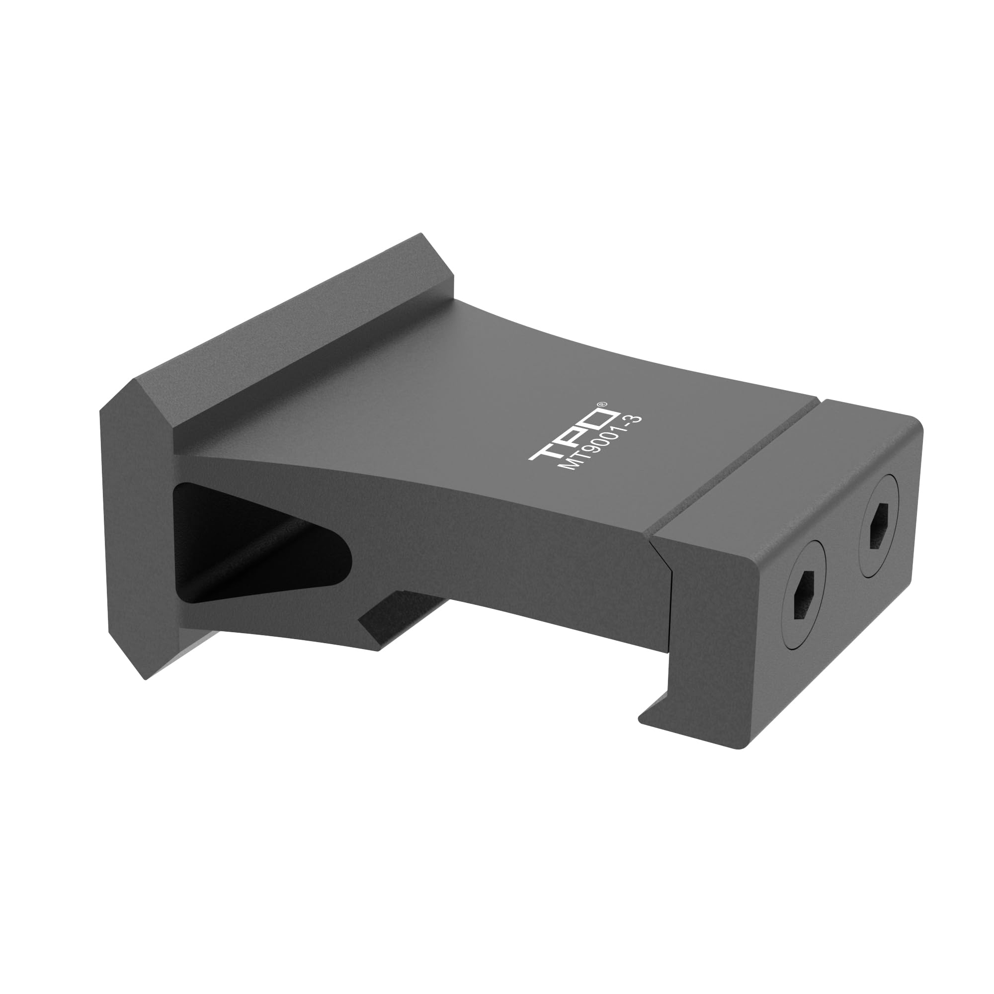 TPO 90-degree mount enabling rapid tool-free adjustments in field setups