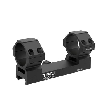 TPO one-piece base enhances stability and alignment during recoil