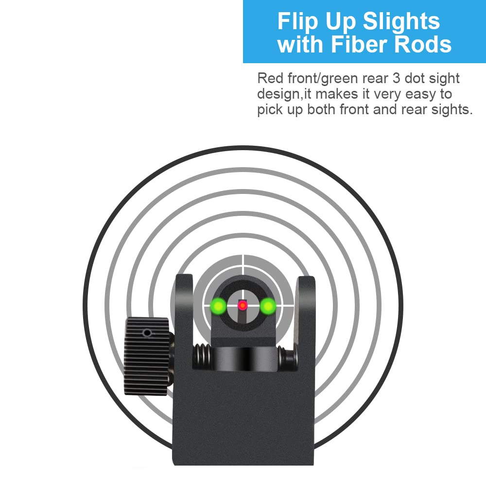 TPO quick-transition button front sight for fast pop-up alignment.