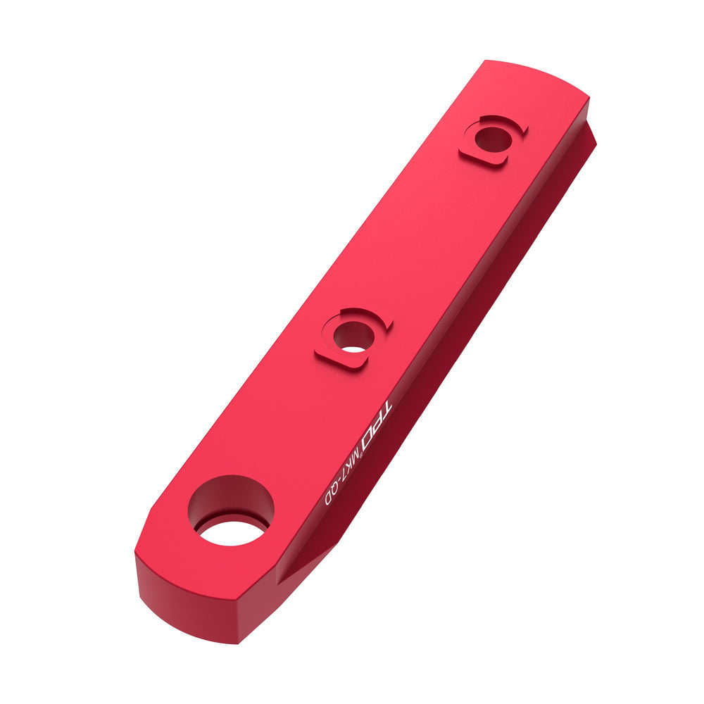 Rail with included mounting hardware and QD socket.