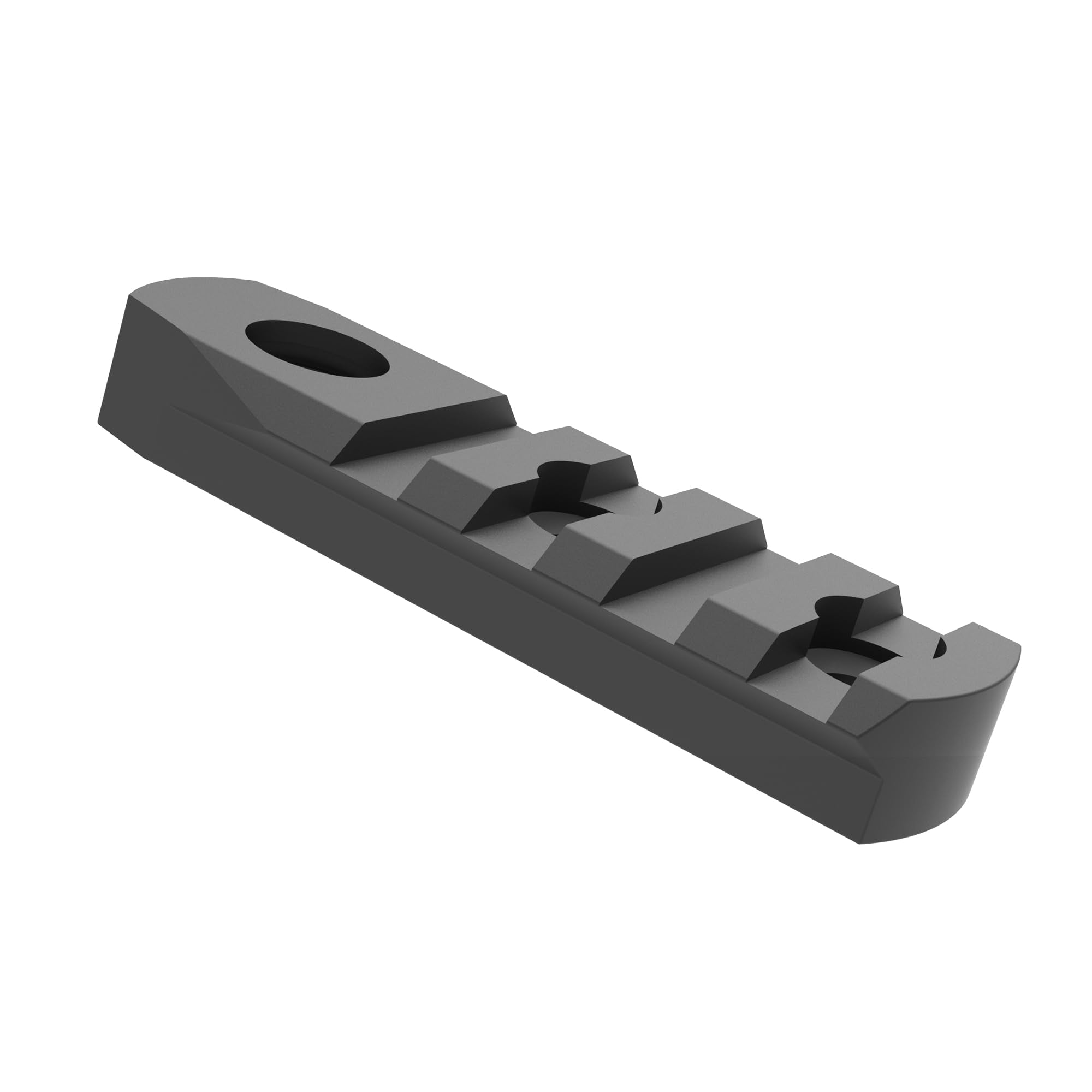 TPO rail supports M-LOK and Picatinny accessories for flexible mounting.